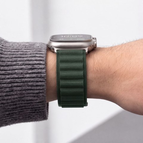Pasek Tech-protect Nylon PRO Apple WATCH 8 / 9 / 10 / 11 / 12 / SE / ULTRA (44 / 45 / 46 / 49 MM) Military Green