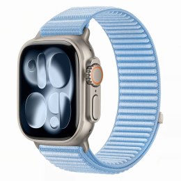 Pasek Tech-protect Nylonloop Apple WATCH 8 / 9 / 10 / 11 / 12 / SE / ULTRA (44 / 45 / 46 / 49 MM) Baby Blue