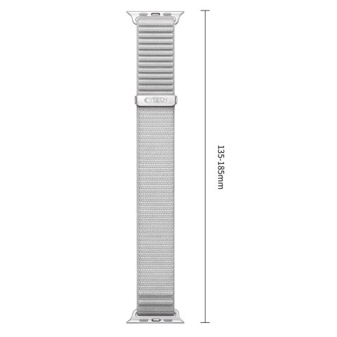 Pasek Tech-protect Nylonloop Apple WATCH 8 / 9 / 10 / 11 / 12 / SE / ULTRA (44 / 45 / 46 / 49 MM) Light Grey