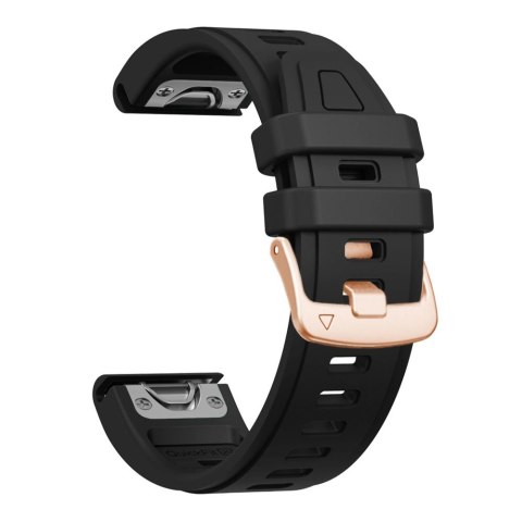 Pasek Tech-protect Silicone Garmin Fenix 5S / 5S PLUS / 6S / 6S PRO / 7S / 8 / 9 / 9 PRO (43 MM) Black