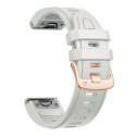 Pasek Tech-protect Silicone Garmin Fenix 5S / 5S PLUS / 6S / 6S PRO / 7S / 8 / 9 / 9 PRO (43 MM) Fog Grey