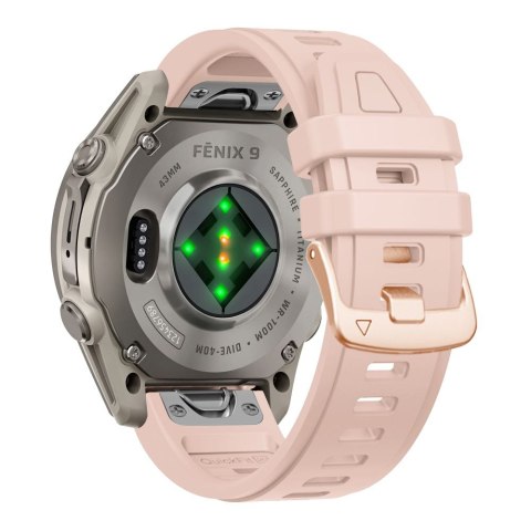 Pasek Tech-protect Silicone Garmin Fenix 5S / 5S PLUS / 6S / 6S PRO / 7S / 8 / 9 / 9 PRO (43 MM) Powder Pink