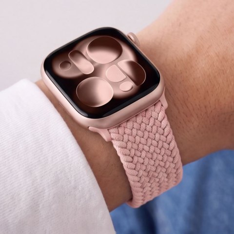 Tech-Protect Nylonmag pasek do Apple Watch 8 / 9 / 10 / 11 / SE / Ultra (44 / 45 / 46 / 49 mm) dusty rose