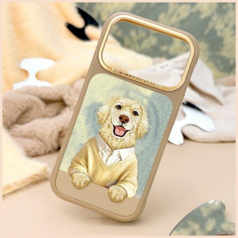 Etui Nimmy Gentle Pets Series Dog MagSafe do iPhone 18 Pro Max / 17 Pro Max brązowy