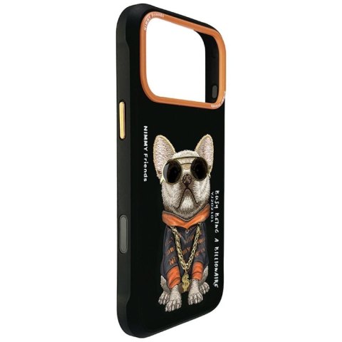 Etui Nimmy Glasses Cool Dog do iPhone 18 Pro / 17 Pro czarny