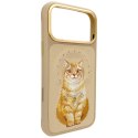 Etui Nimmy Lucky Fashion Cat MagSafe do iPhone 18 Pro / 17 Pro brązowy