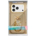 Etui Nimmy Lucky Fashion Cat MagSafe do iPhone 18 Pro / 17 Pro brązowy