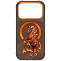 Etui Nimmy Magnetic Fantasy Animal MagSafe do iPhone 18 Pro / 17 Pro pomarańczowy