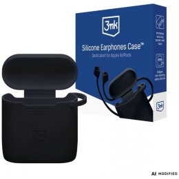Etui silikonowe 3MK Silicone AirPods Case do AirPods 4/5 czarne