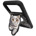 Magnetyczna zawieszka Nimmy Denim Fashion British Shorthair Cat czarny