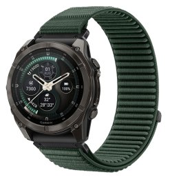 Nylonowy pasek sportowy Tech-Protect NylonLoop do Garmin Fenix (51 mm) - military green