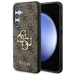Etui Guess GUHCS24S4GMGBR S24 S921 brązowy/brown hardcase 4G Big Metal Logo