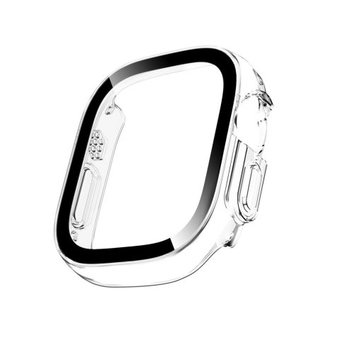 Zestaw 2 osłon pancerne Tech-Protect Defense do Apple Watch Ultra (49 mm) - tytanowa i przezroczysta