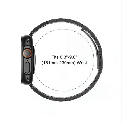 Pasek Tech-Protect Stainless Apple Watch 8 / 9 / 10 / 11 / 12 / Se / Ultra (44 / 45 / 46 / 49 Mm) Black