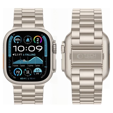 Pasek Tech-Protect Stainless Apple Watch 8 / 9 / 10 / 11 / 12 / Se / Ultra (44 / 45 / 46 / 49 Mm) Starlight