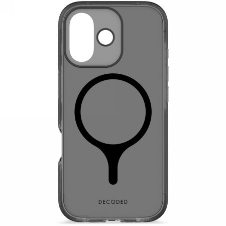 Decoded DropTec Transparent Backcover - obudowa ochronna do iPhone 17 kompatybilna z MagSafe (frosted black)