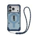 UAG Pathfinder Clear MagSafe Bundle - etui do iPhone 17 Pro kompatybilne z MagSafe oraz smycz na nadgarstek (blues)