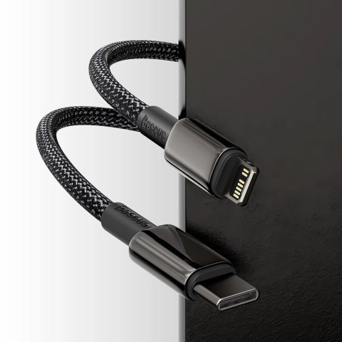 Kabel Baseus CATLWJ-01 Lightning - USB-C PD 20W 480Mb/s 1m - czarny