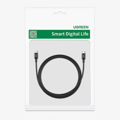 Ugreen kabel przewód USB Typ C (męski) na Typ C (męski) 1 m biały (US300)