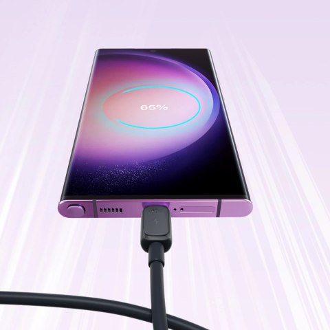 Kabel Joyroom Multi-Color Series A14 USB-C / USB-C 60W 1.2 m - czarny