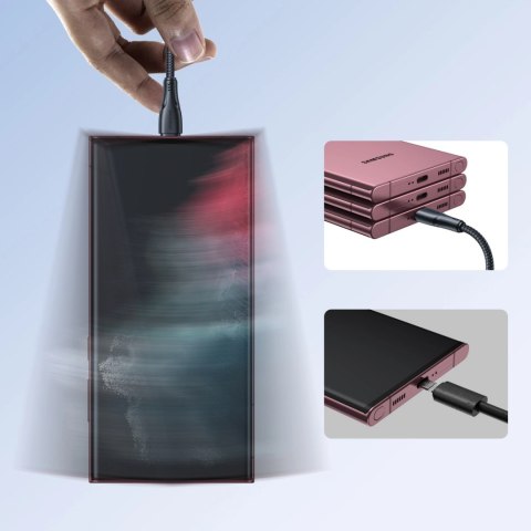 Kabel Joyroom Surpass Series A11 USB-A / USB-C 3A 1.2 m - czarny