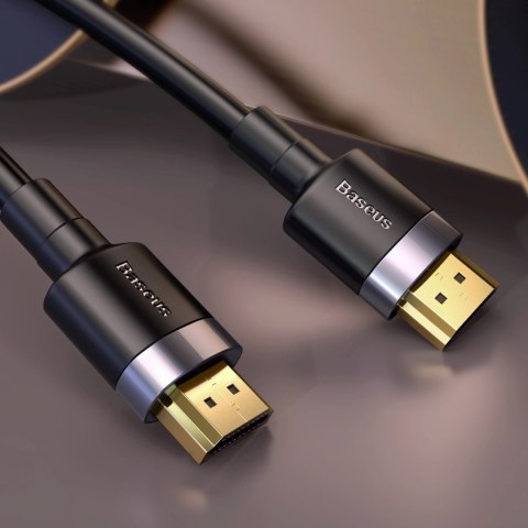 Kabel Baseus Cafule HDMI / HDMI 2.0 4K 60 Hz 3D 18 Gbps 1m - czarny